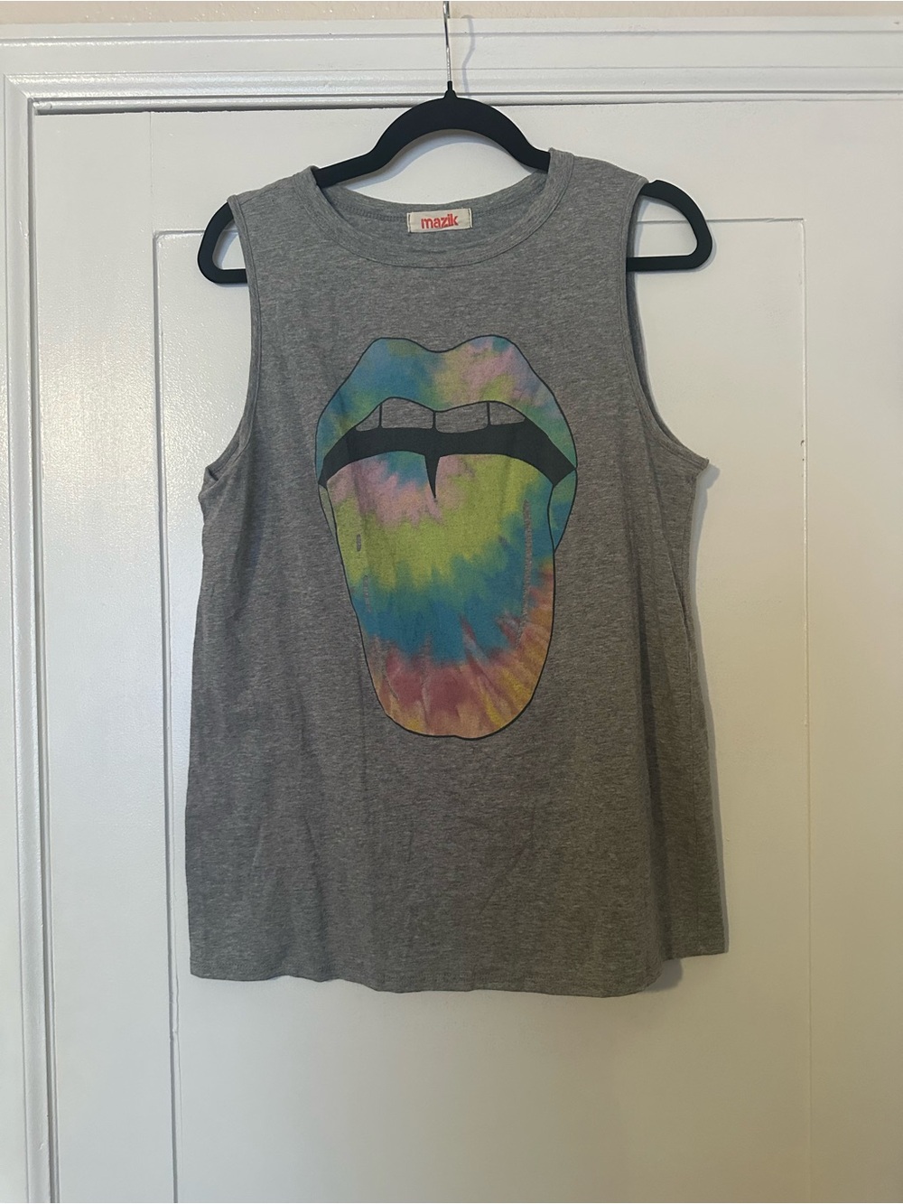 Mazik Rainbow Tongue Graphic Muscle Tee